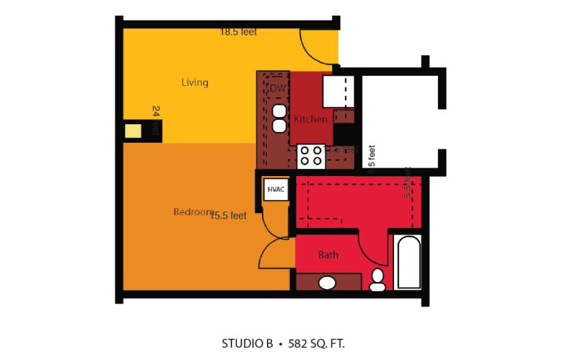 Studio B Layout Floor Plans